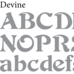 Devine Font for Stencils