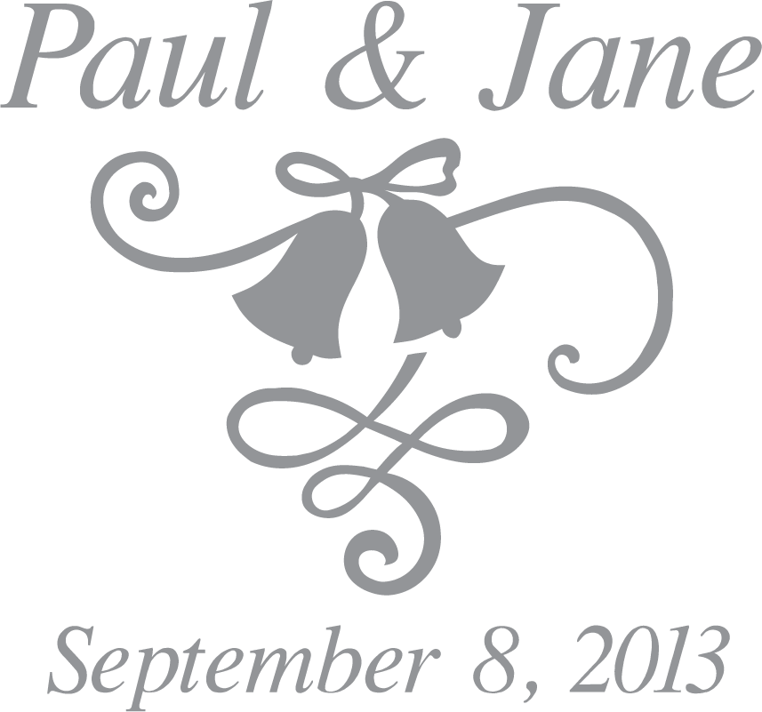wedding bells and ribbon pre cut patterns