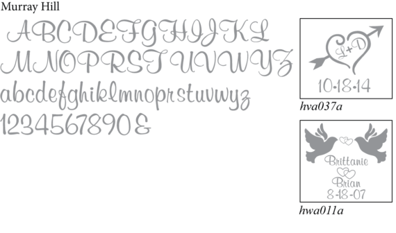 Murray Hill Font for Stencils