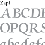 Zapf Font for Stencils