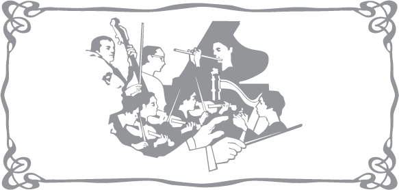 Orchestra Ensemble with border