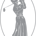 Vintage Lady Golfer
